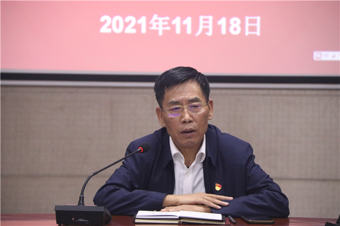 党委书记齐广武讲话